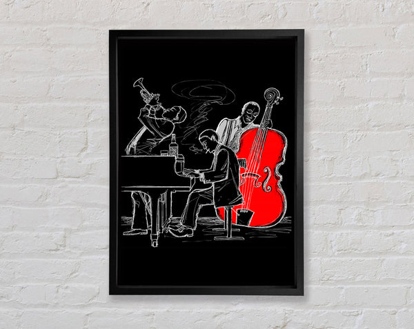 Playing The Blues 3 Framed Print