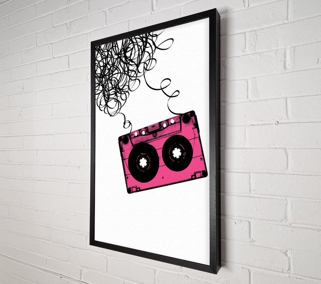  A Canvas Print of Pink Tape Canvas Art