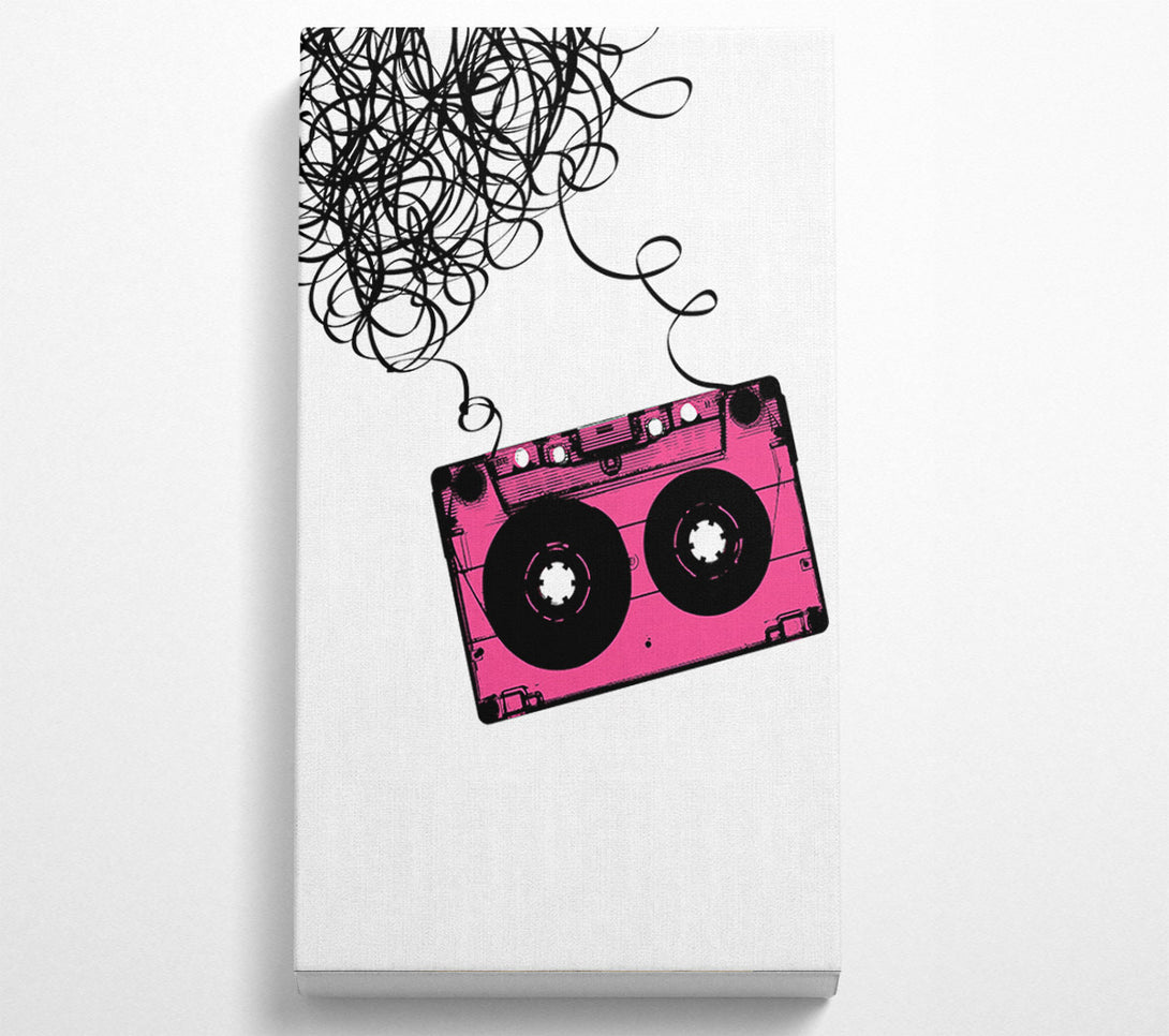  A Canvas Print of Pink Tape Canvas Art