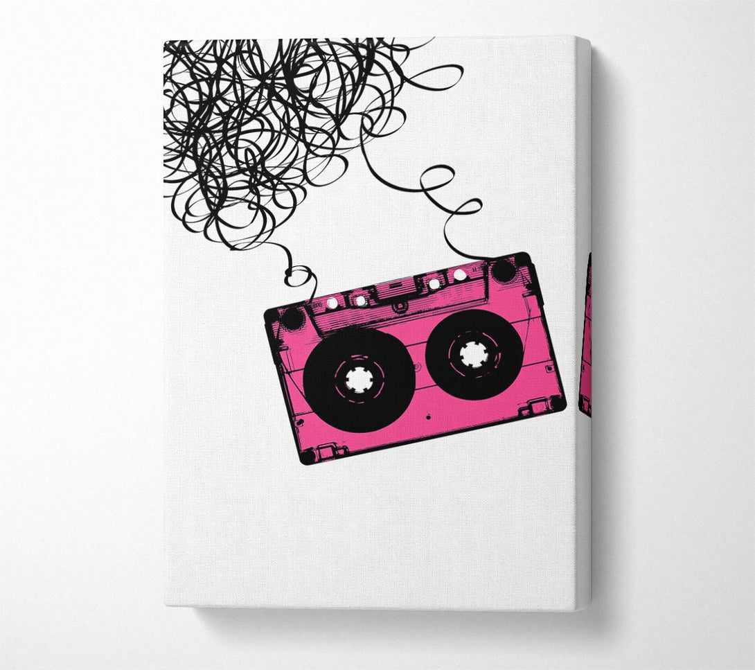  A Canvas Print of Pink Tape Canvas Art