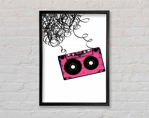 Pink Tape Framed Print