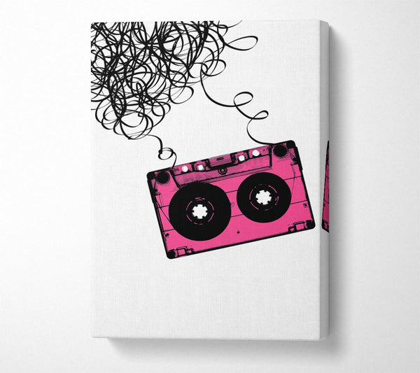  A Canvas Print of Pink Tape Canvas Art