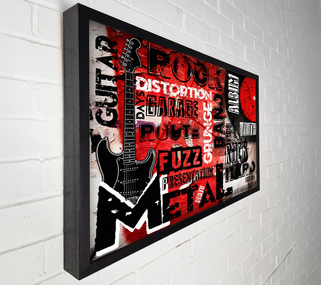  A Canvas Print of Rock Anthem Canvas Wall Art
