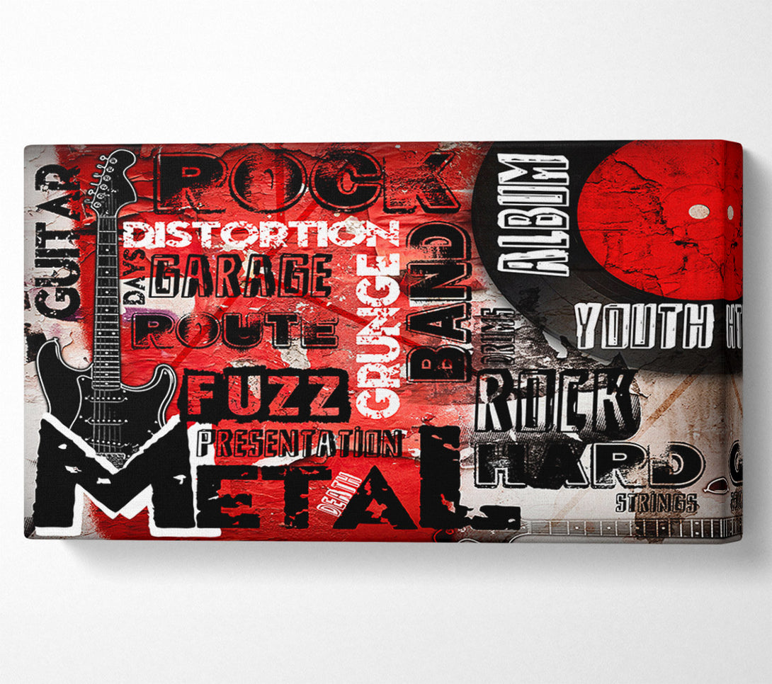  A Canvas Print of Rock Anthem Canvas Wall Art