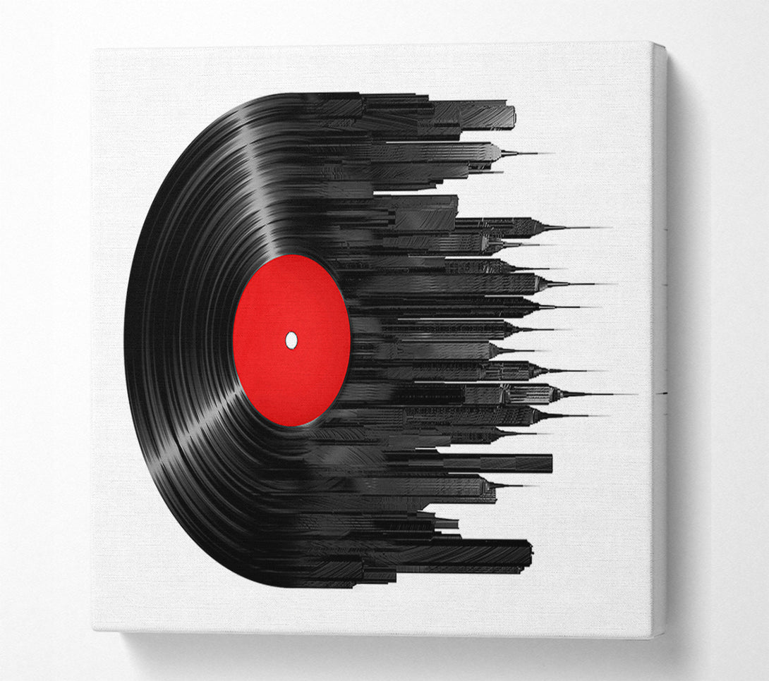  A Canvas Print of Album Music City Canvas Art