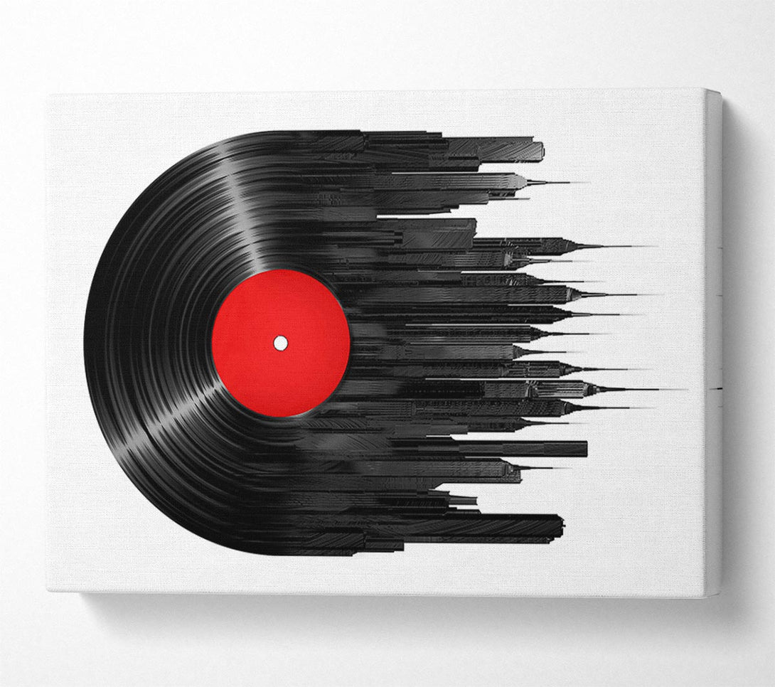 A Canvas Print of Album Music City Canvas Art