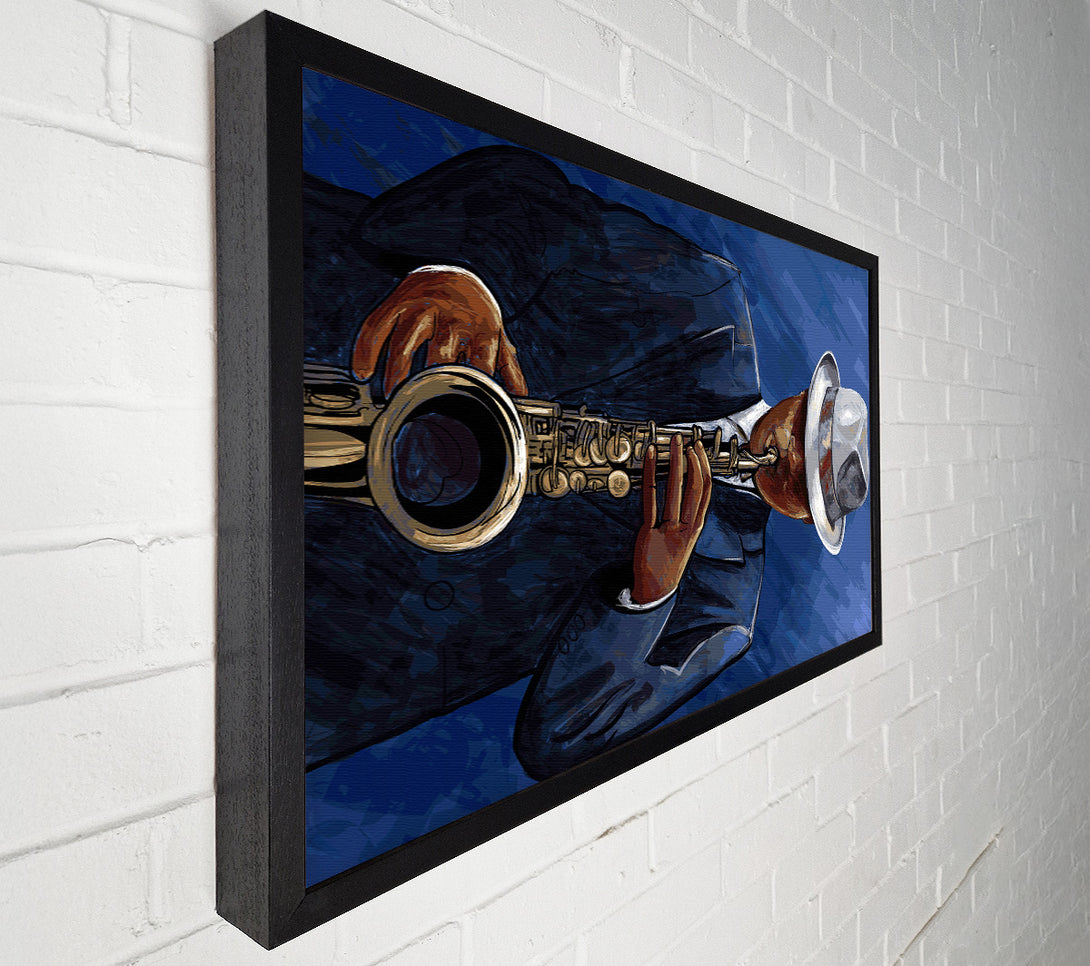  A Canvas Print of Loves Playing The Saxophone Canvas Art