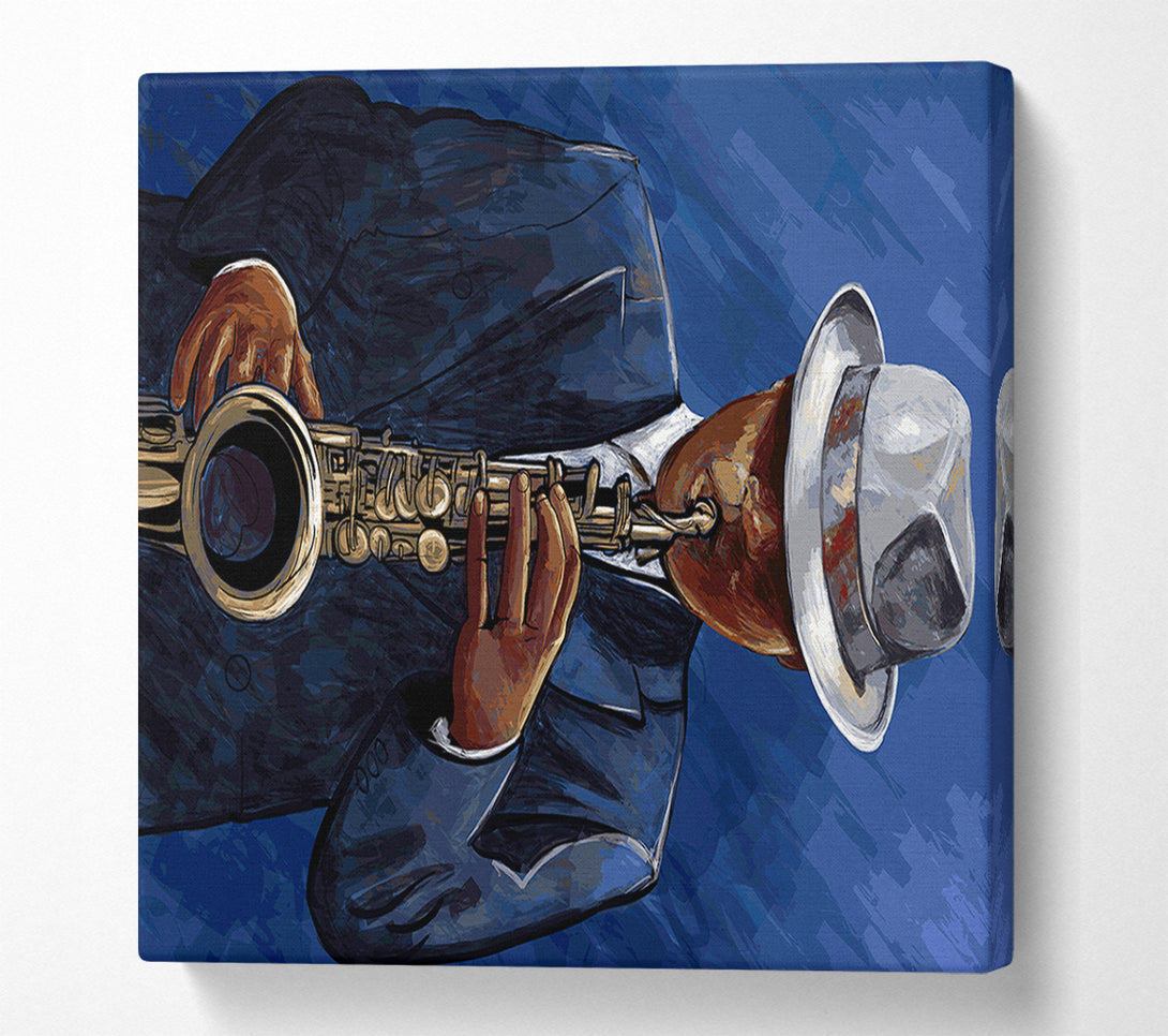  A Canvas Print of Loves Playing The Saxophone Canvas Art