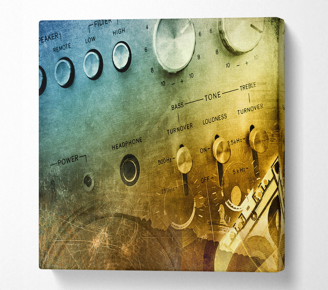  A Canvas Print of Amp It Up Canvas Print