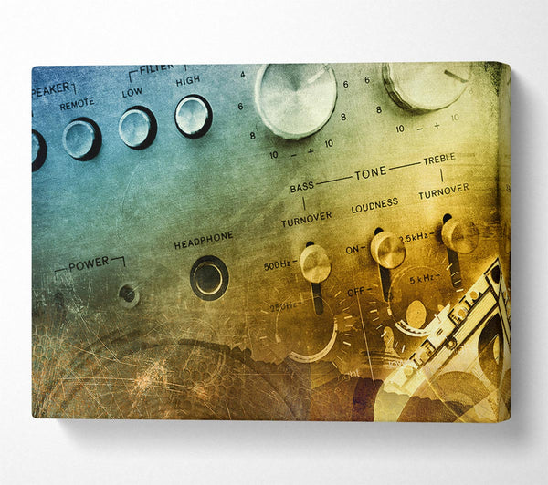  A Canvas Print of Amp It Up Canvas Print