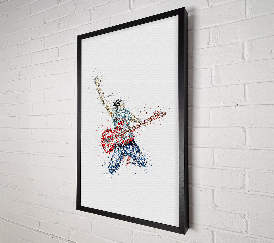  A Canvas Print of Guitar Hero Canvas Print