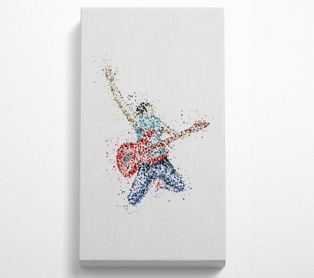  A Canvas Print of Guitar Hero Canvas Print