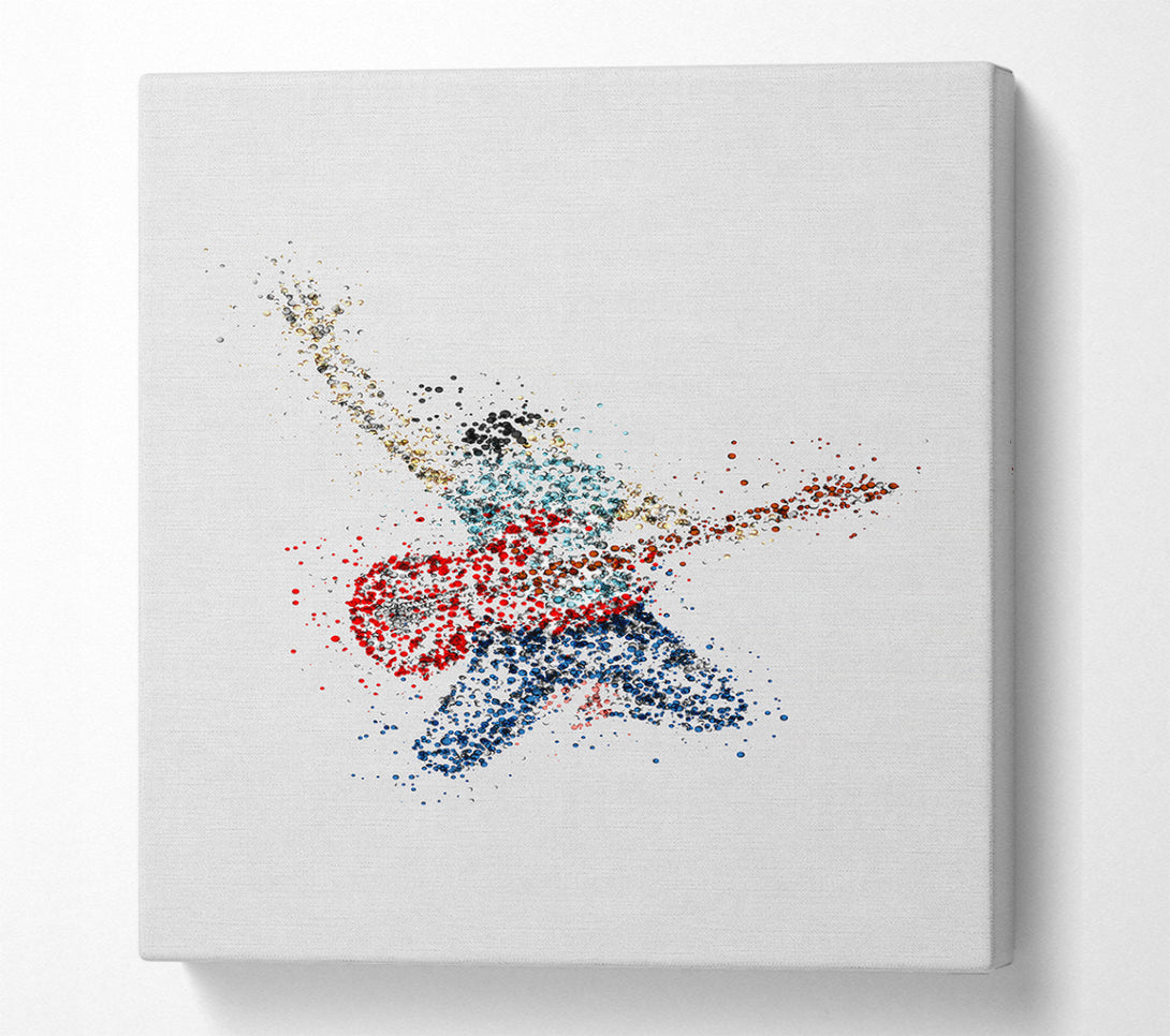  A Canvas Print of Guitar Hero Canvas Print