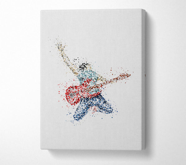  A Canvas Print of Guitar Hero Canvas Print