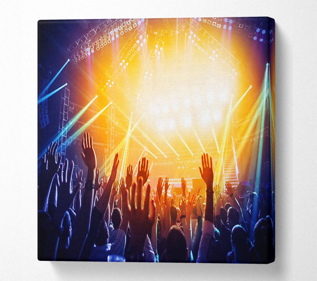  A Canvas Print of Fans At The Show Canvas Art