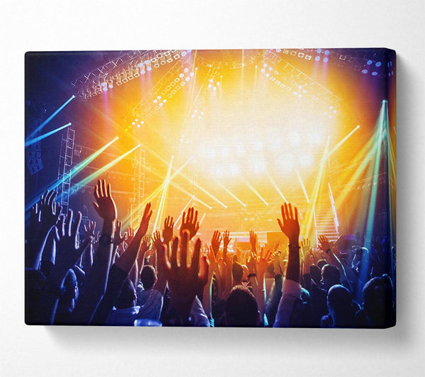  A Canvas Print of Fans At The Show Canvas Art