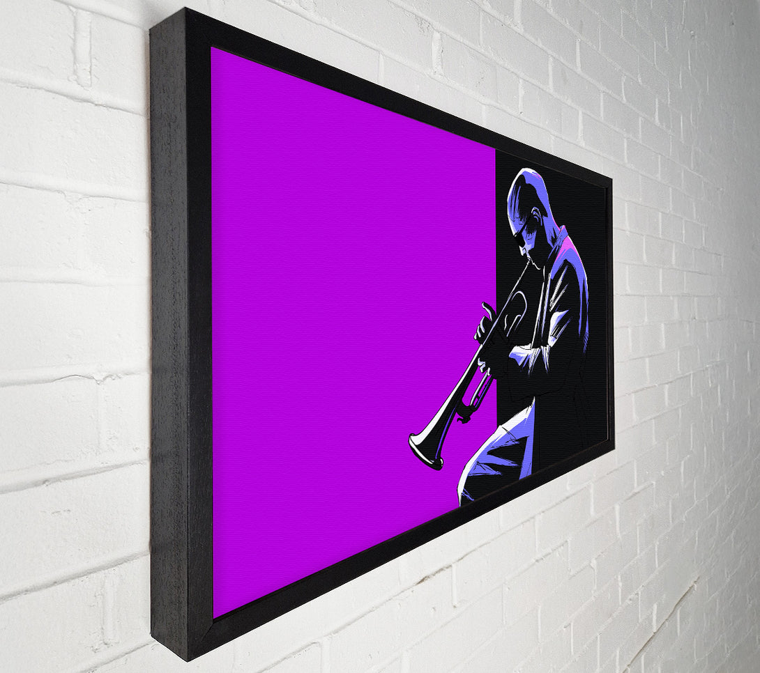  A Canvas Print of Trumpet Player Canvas Print