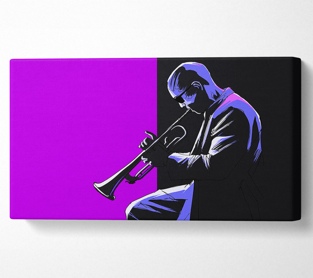  A Canvas Print of Trumpet Player Canvas Print