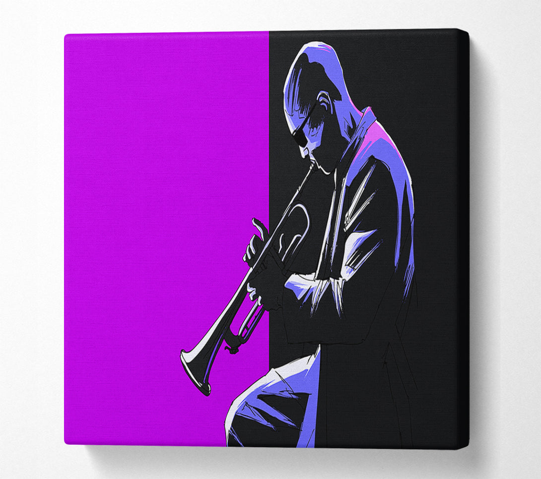  A Canvas Print of Trumpet Player Canvas Print