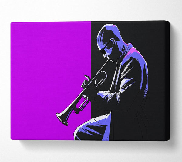  A Canvas Print of Trumpet Player Canvas Print
