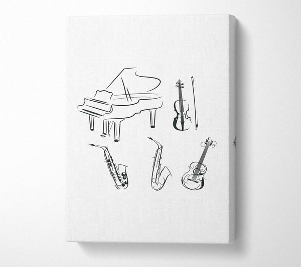  A Canvas Print of Instruments Ready Canvas Art