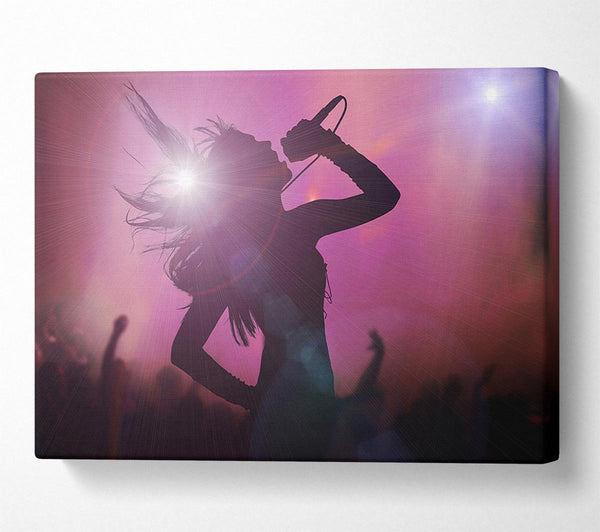  A Canvas Print of Rock Goddess Canvas Wall Art