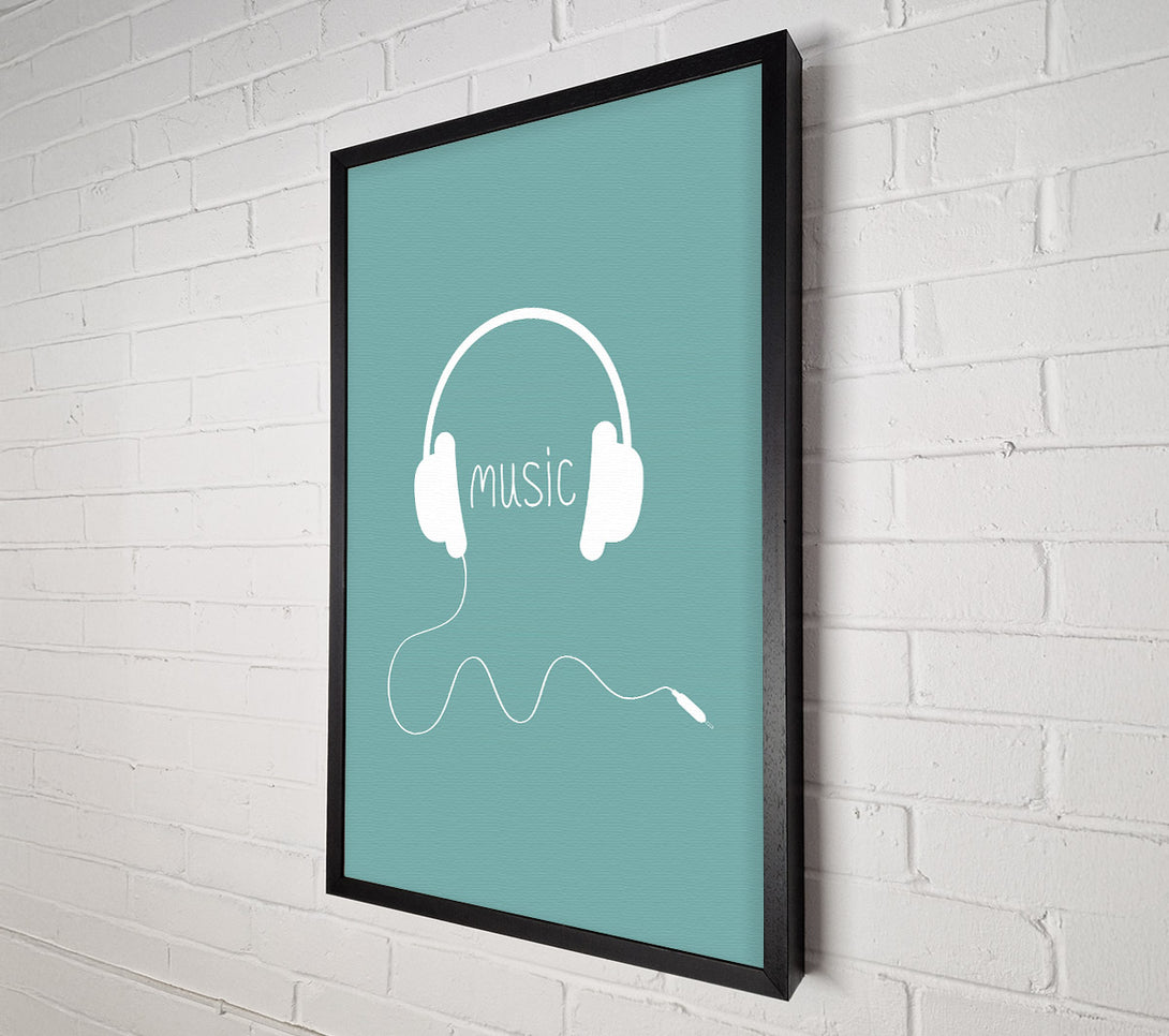  A Canvas Print of Music Between The Ears Canvas Wall Art