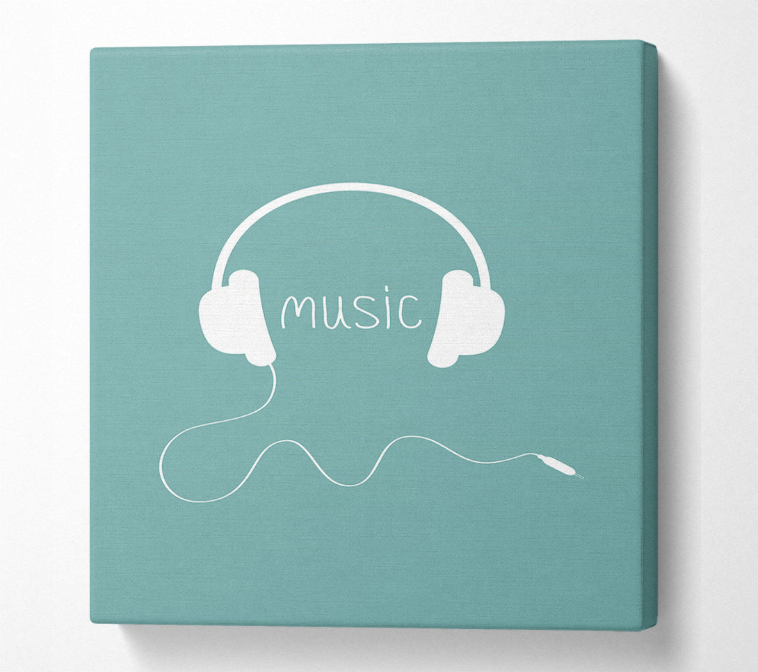  A Canvas Print of Music Between The Ears Canvas Wall Art