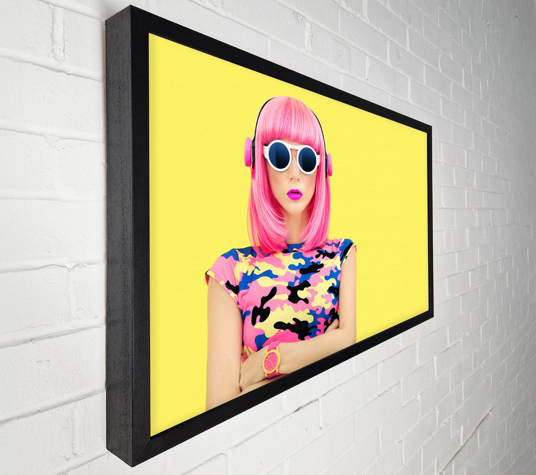  A Canvas Print of Loving The Tunes Canvas Wall Art