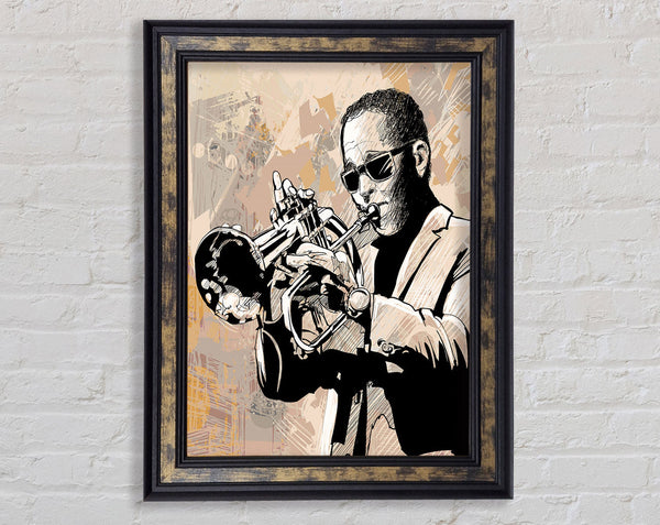 Old Time Blues Framed Print