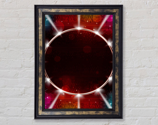 Disco Ball Framed Print