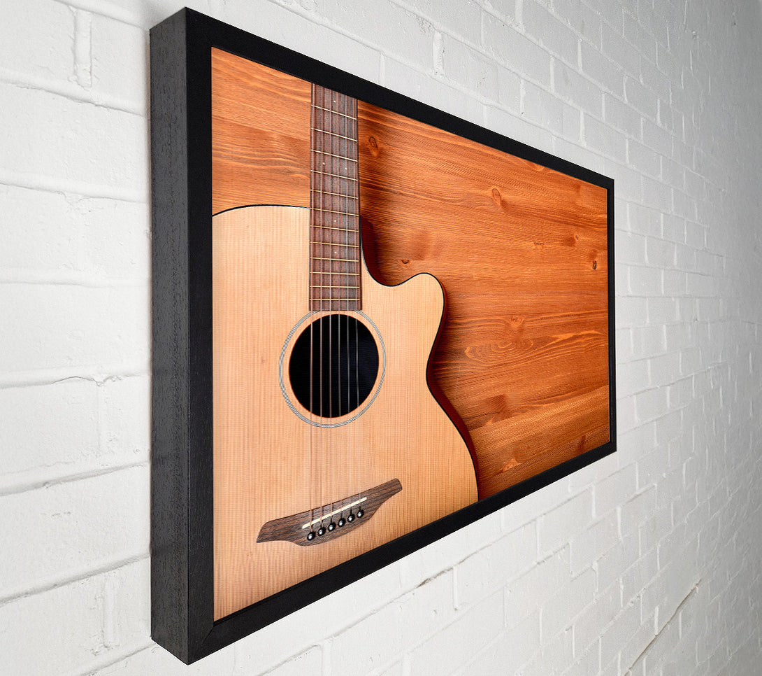  A Canvas Print of Acoustic Guitar Canvas Print