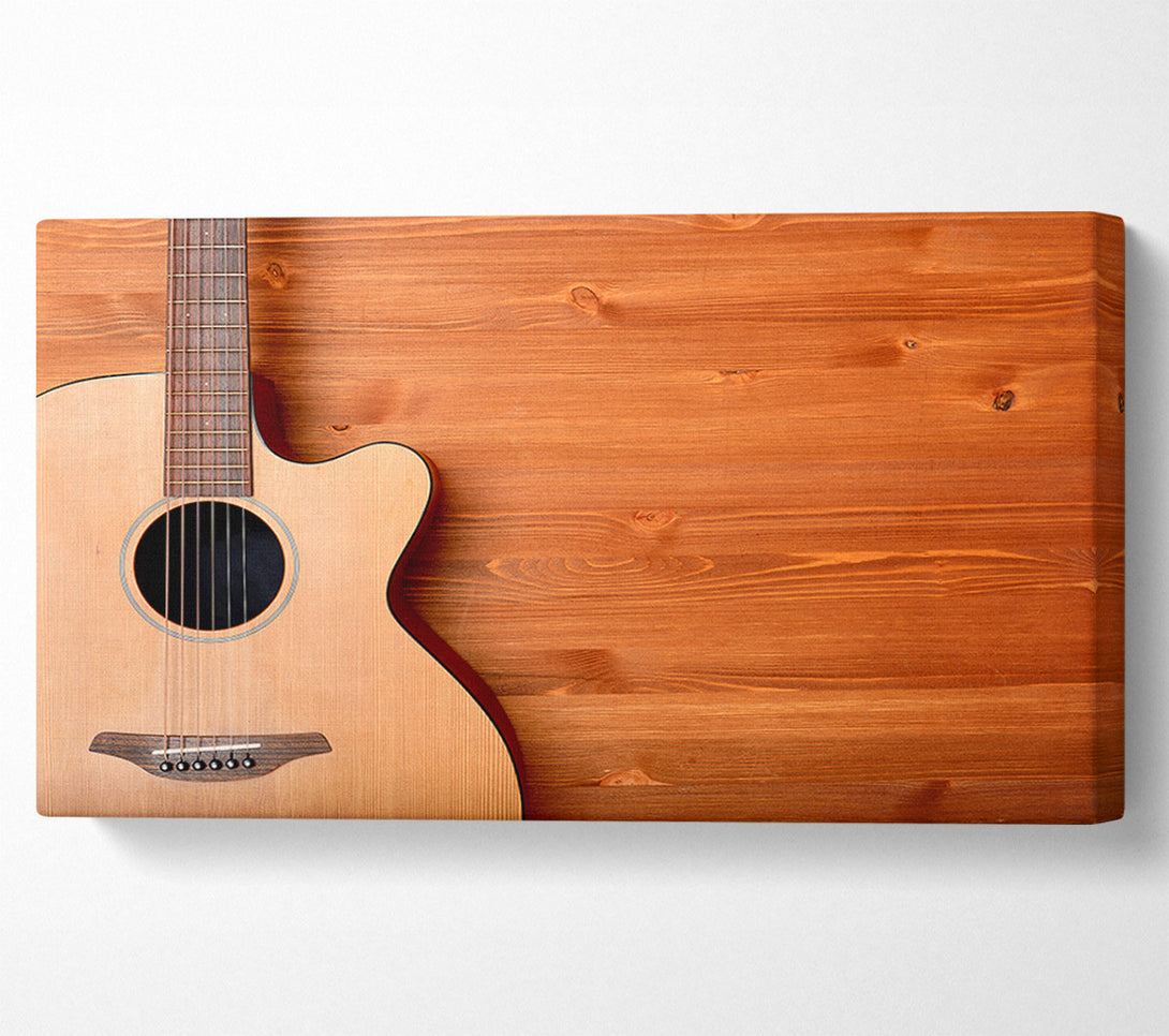  A Canvas Print of Acoustic Guitar Canvas Print