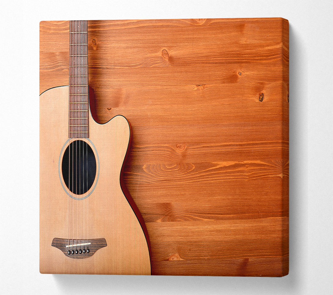  A Canvas Print of Acoustic Guitar Canvas Print