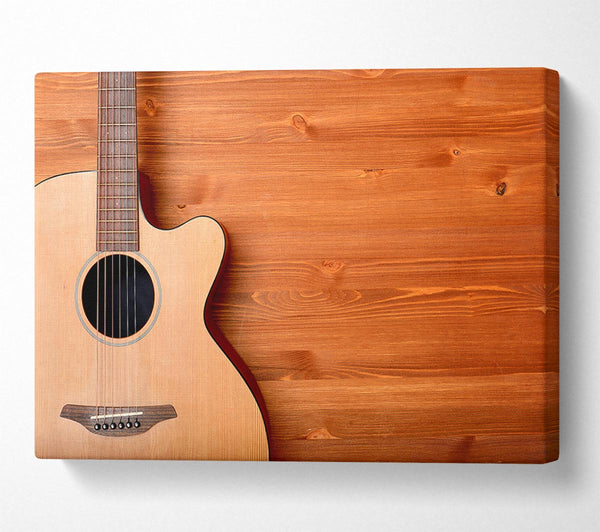  A Canvas Print of Acoustic Guitar Canvas Print