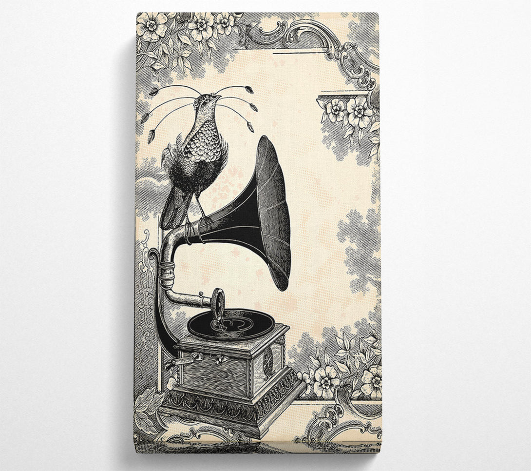  A Canvas Print of First Record Players Canvas Wall Art
