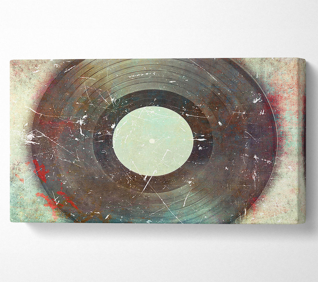  A Canvas Print of Retro Album Scratch Canvas Art