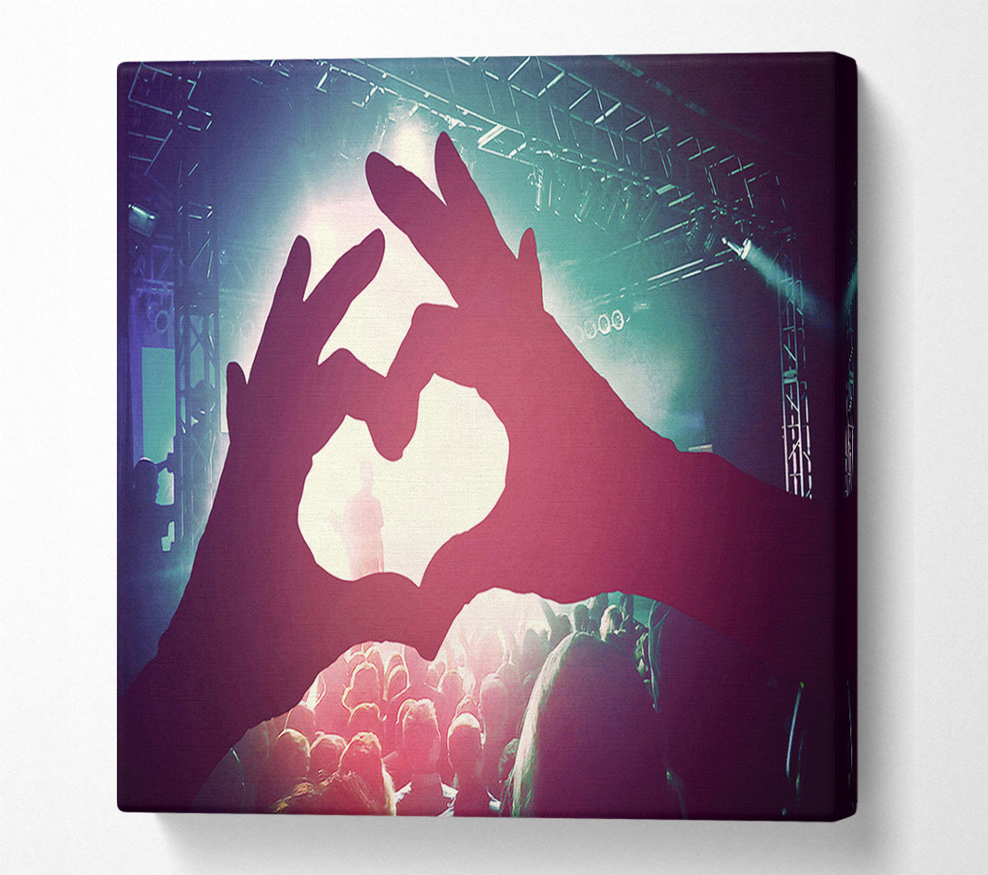  A Canvas Print of Love That Rock God Canvas Print