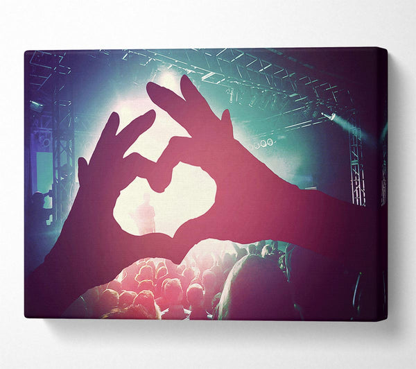  A Canvas Print of Love That Rock God Canvas Print