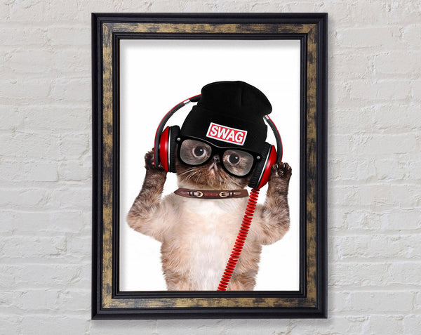 Swag Cat Headphones