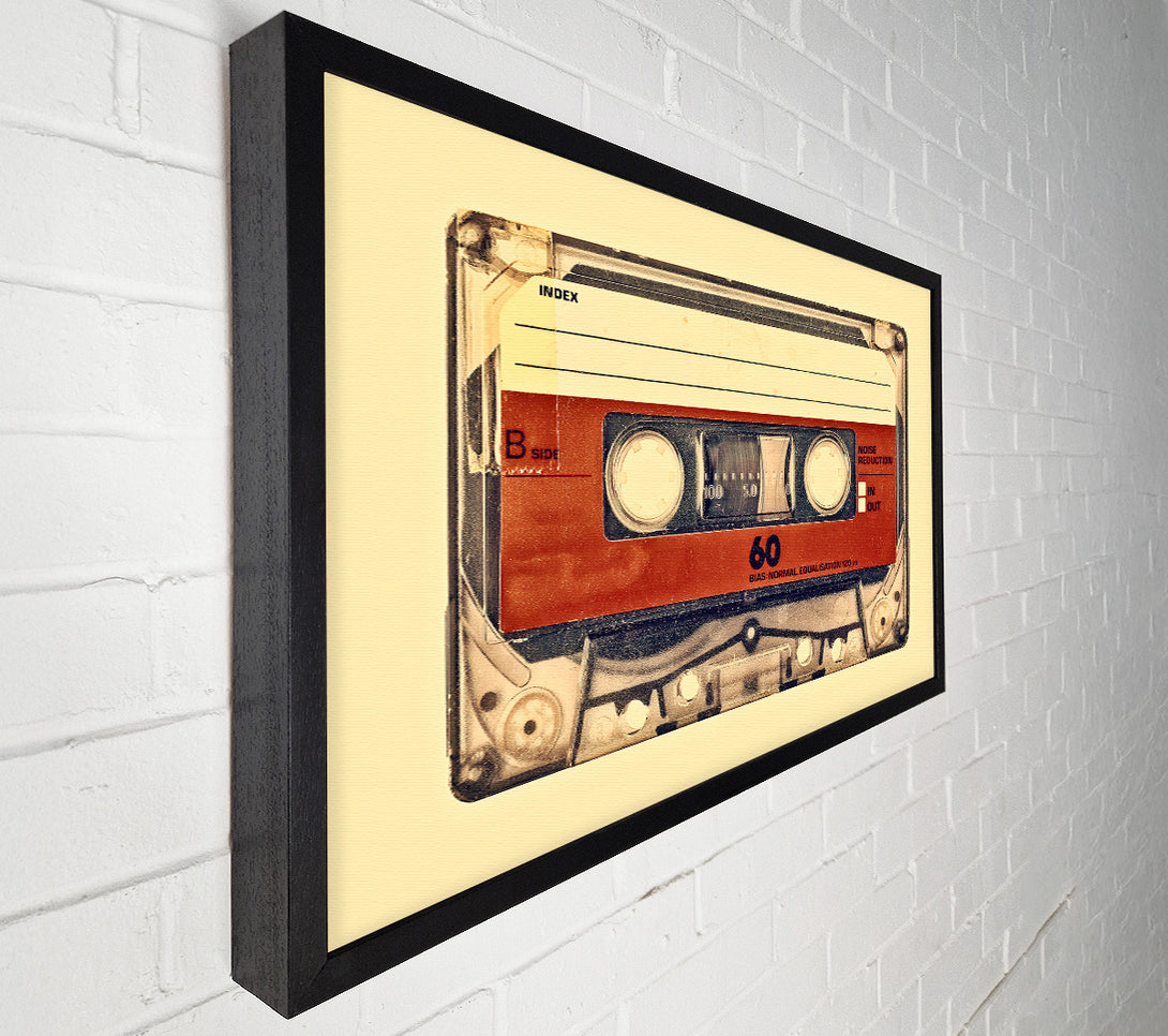  A Canvas Print of Retro Cassette Tape Canvas Art