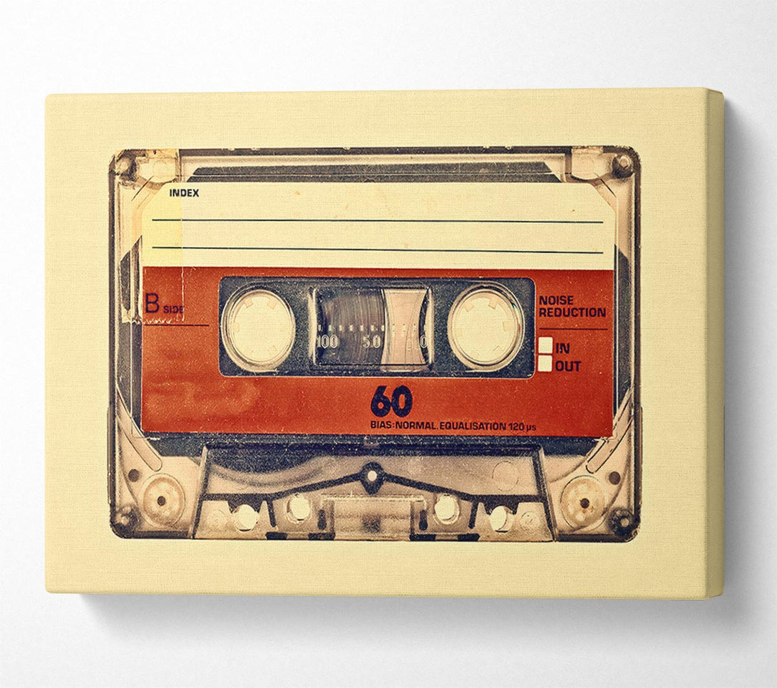  A Canvas Print of Retro Cassette Tape Canvas Art