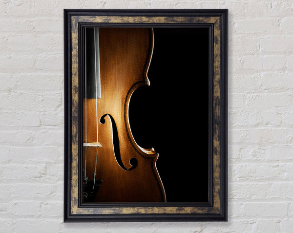 Double Bass Beauty Framed Print