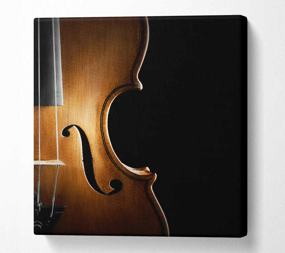  A Canvas Print of Double Bass Beauty Canvas Print
