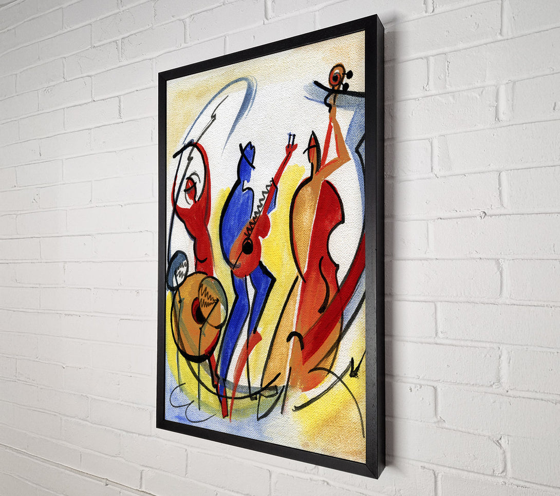  A Canvas Print of Colourful Band Canvas Wall Art