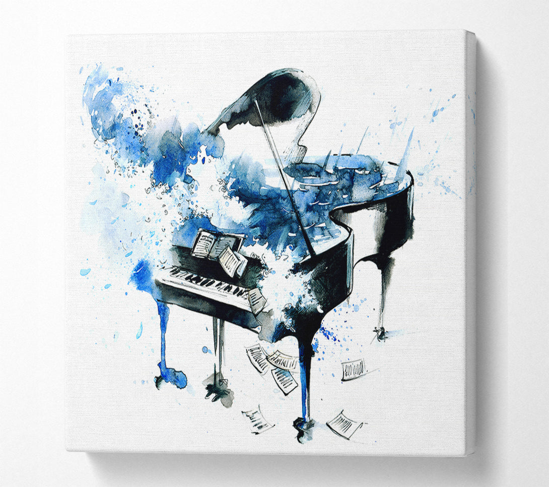  A Canvas Print of Piano Blues Canvas Wall Art