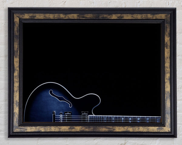 Guitar Electric Blues Framed Print