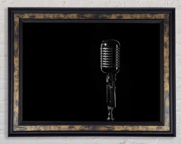 Ready To Record Framed Print