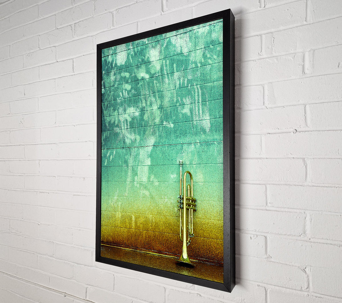 A Canvas Print of Trumpet Gold Canvas Wall Art