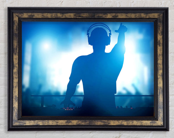 DJ Blues Framed Print
